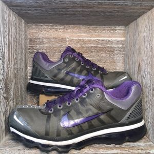 Nike Air Max + Slate Grey Purple Sneakers Rare